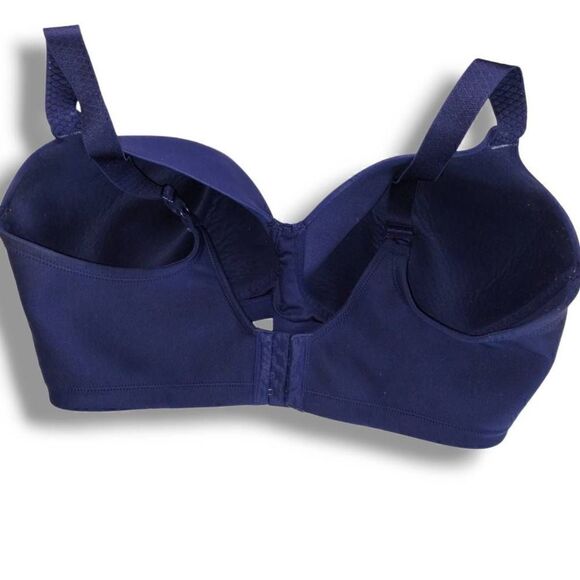 Vanity Fair Women's Bra Padding Support Navy 40DD #71380 - Picture 5 of 7